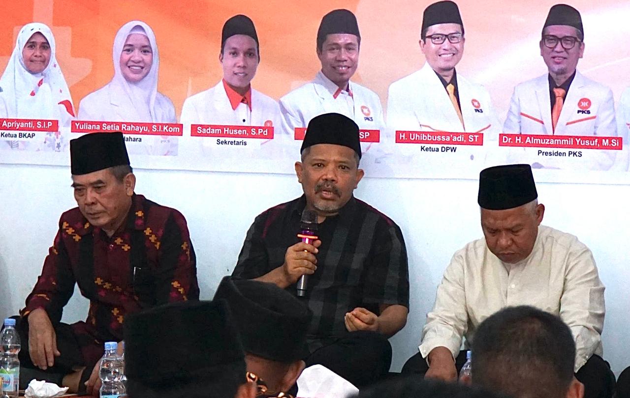 Hadiri Halal Bihalal PKS Dompu, Johan Rosihan Tegaskan Arah Gerakan Dakwah dan Politik