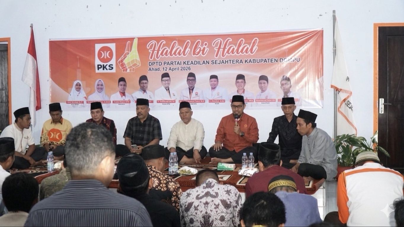 Sekretaris DPW PKS NTB Tekankan Efisiensi, Penguatan Iman, dan Rekrutmen Kader pada Halal Bihalal PKS Dompu